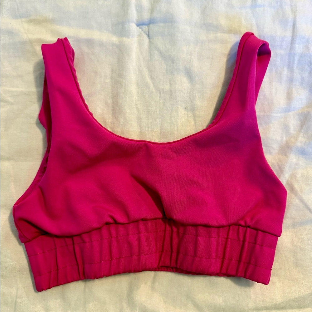 Five the Label pink sports bra size YL